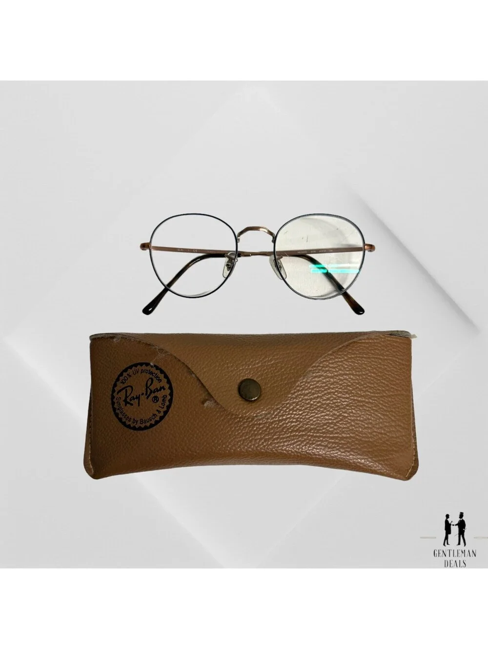 Ray-Ban RB3582V 3035 Gold On Top Havana Full-Rim Glasses Eyeglasses Frame
